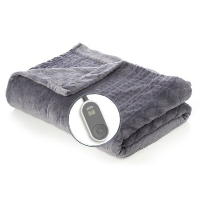 Pure Enrichment PureRelief Radiance Deluxe Heated Blanket, PEHBKT-G-T-RT