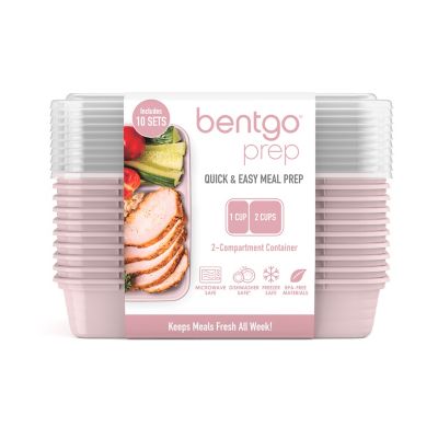 Bentgo Prep 2-Compartment Container, 10 pk.