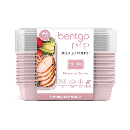 Bentgo Prep 2-Compartment Container - 10 ct