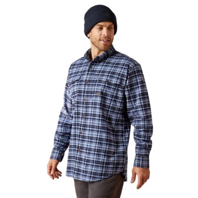 Ariat Men's Rebar Flannel Durastretch Long -Sleeve Work Shirt