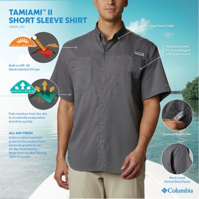 Image showing  Men's Omni-Wick/Omni-Shade Tamiami II Short-Sleeve Button-Down Shirt