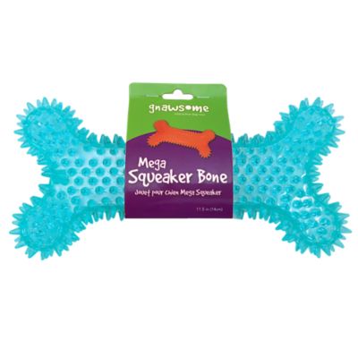 Gnawsome Mega Spiky Squeaker Bone Dog Toy