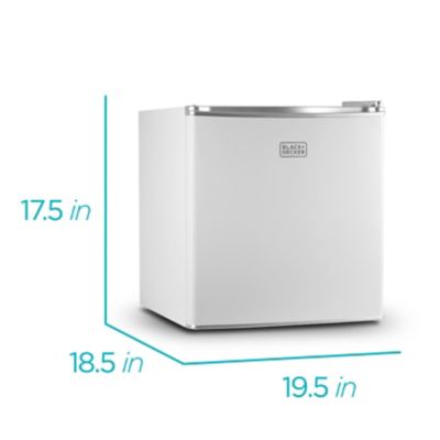 Image showing  Compact Refrigerator Mini Fridge with Freezer, 1.7 Cubic ft., BCRK17W