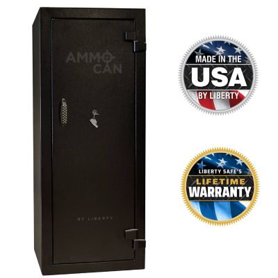 Liberty Safe Ammo Can Cabinet with Key Lock, Black Textured