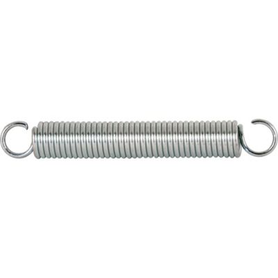 Prime-Line Extension Spring, Nickel, 0.035 Ga x 1/4 in. x 1-7/8 in., Single Loop Open, 2 pk., SP 9603