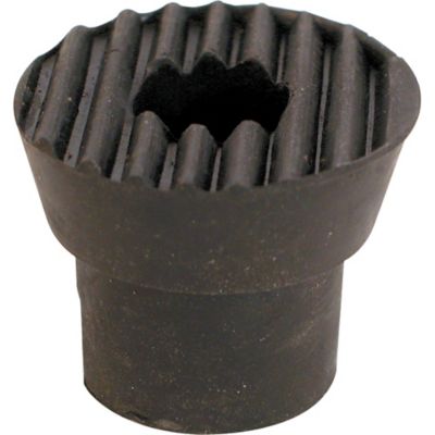 Prime-Line 1 in. Rubber Replacement Tips for Drop Down Door Holders, Black, 2 pk., U 9163