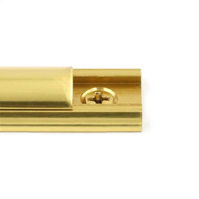 Image showing 7 th Prime-Line 4 in. Surface Bolt, Solid Brass, Polished Brass Finish, U 9961