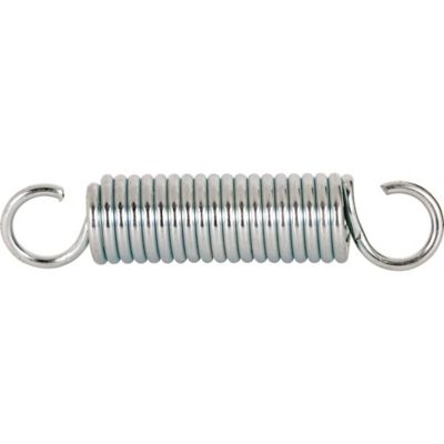 Prime-Line Extension Spring, Nickel-Plated Finish, 0.120 Ga x 13/16 in. x 4 in., Single Loop Open, 2 pk., SP 9624