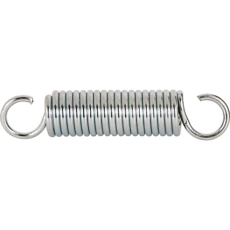 Prime-Line Extension Spring, Nickel-Plated Finish, 0.120 Ga x 13/16 in. x 4 in., Single Loop Open, 2 pk., SP 9624