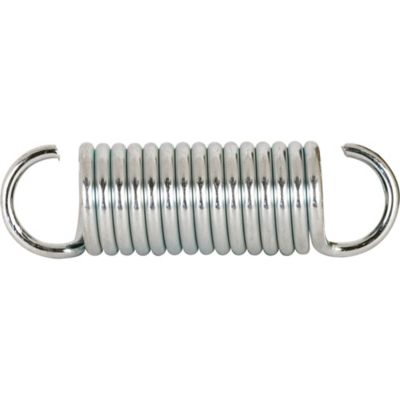 Prime-Line Extension Spring, Nickel, 0.105 Ga x 3/4 in. x 2-5/8 in., Single Loop Open, 2 pk., SP 9617