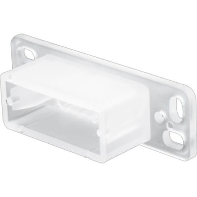 Prime-Line Nylon Drawer Track Backplate, 2 pk., R 7145