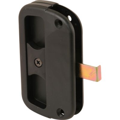 Prime-Line Black Plastic Sliding Screen Door Latch and Pull, Fits Alumilite Doors, MP186