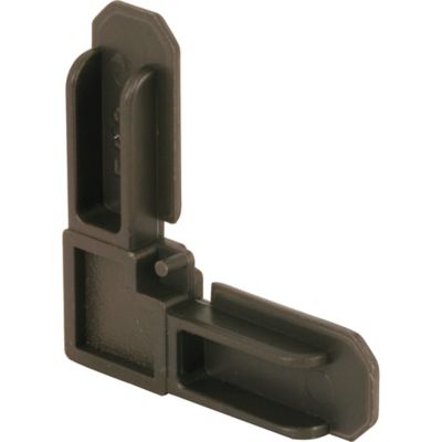 Prime-Line 3/4 in. x 5/16 in. Screen Frame Corners, Plastic, Bronze, 4 pk., PL 7728