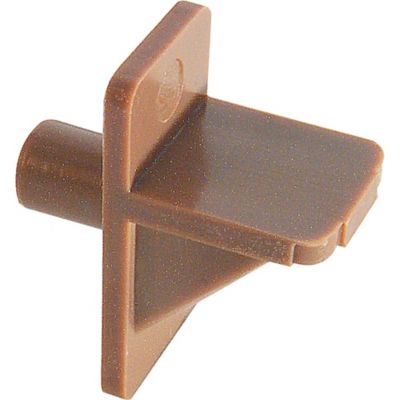 Prime-Line Shelf Support Pegs 1/2 in. Width x 1 in. Length x 1/4 in. Diameter Plastic Light Brown, 50 pk., MP9001