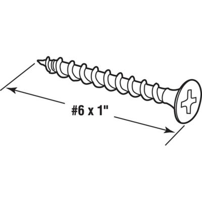 Image showing  Drywall Screws, #6 x 1 in., Coarse Thread, Phillips Head Drive, 250 pk., MP10735