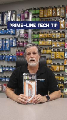 Image showing  Mortise Style Sliding Patio Door Handle Set, White Diecast, Non-Keyed, Fits 3-15/16 in. Hole Spacing, C 1225