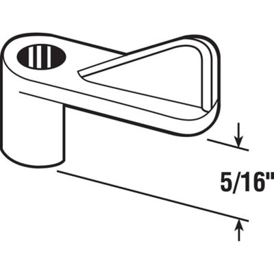 Image showing  5/16 in. Plastic Window Screen Clips, 8 pk., L 5773