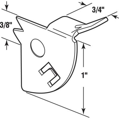 Image showing  Knife Latches Left Hand, Mill, 25 pk., PL 14674