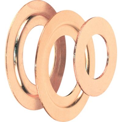 Prime-Line Brass Plated Bore Adaptor Ring Set, 3 pk., U 9529