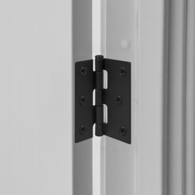 Image showing  Screen Door Replacement Hinges, 3 in. Long, Steel, Black, 2 pk., K 5039