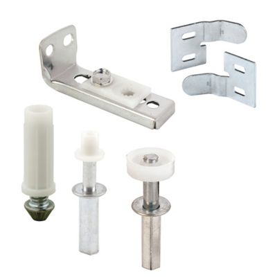 Prime-Line Bi-Fold Door Hardware Repair Kit with Bottom Bracket, Top & Bottom Pivots & 2 Door Surface Aligners, N 7530