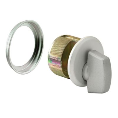 Prime-Line Commercial Door Lock 1-5/32 in. x 1 in. Pressure Cast Zamak Aluminum Plated, J 4530