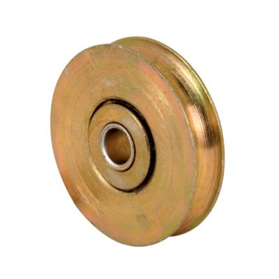 Prime-Line 1/4 in. Inside Diameter x 1-1/2 in. Outside Diameter Steel Unfinished Sliding Door Ball Bearing Roller, 2 pk.