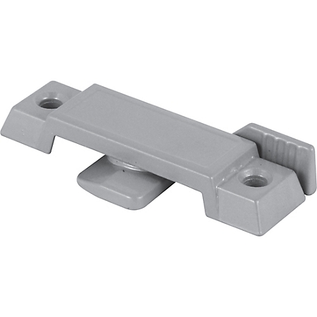 Prime-Line Sash Lock for Vertical and Horizontal Sliding Windows, 2-1/4 in. Mounting Hole Centers, Gray Diecast, F 2659