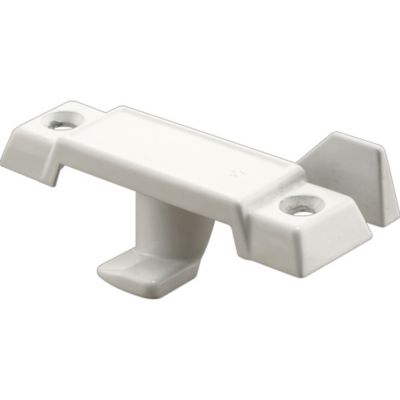 Prime-Line Sash Lock, Deep Offset Latch, 9/32 in. Projection, Single and Double Hung Metal Windows, Diecast, White, F 2756