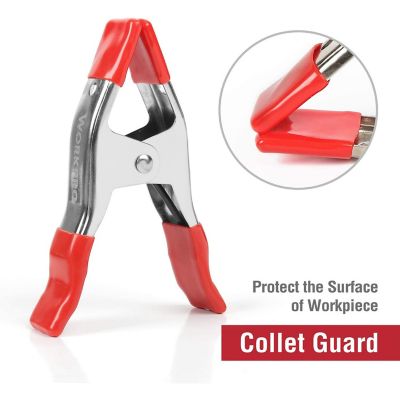 Image showing  Steel Spring Clamp, Heavy-Duty, 1 in., Non-Marking PVC Coated Tips & Handles, W032006