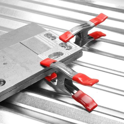 Image showing  Steel Spring Clamp, Heavy-Duty, 1 in., Non-Marking PVC Coated Tips & Handles, W032006