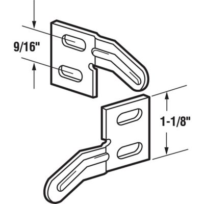 Image showing  Bi-Fold Door Surface Aligner, Universal, Handed, 2 pc.