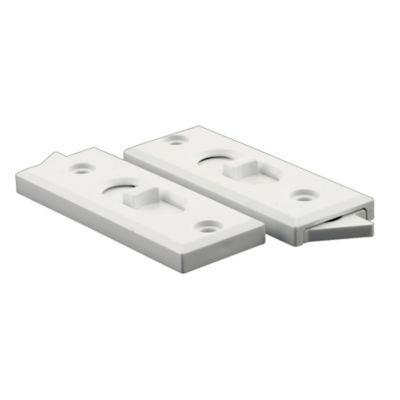 White Plastic Tilt Latch Pair - Prime-Line F 2627