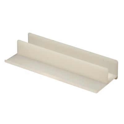 Prime-Line Sliding Shower Door Bottom Guide, 5/8 in. Channels, Plastic Construction, M 6221