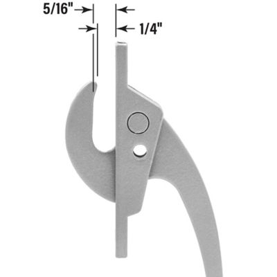 Image showing  Aluminum Casement Window Locking Handle, H 3539