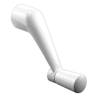 Prime-Line 3/8 in. Bore, White, Casement Operator Crank Handle, H 3713