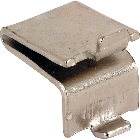 Prime-Line Nickel Plated Metal Strip Lock Style Shelf Bracket, Knape and Vogt, 8 pk., U 10173