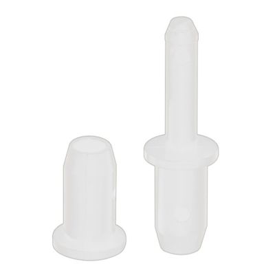Prime-Line 1-7/16 in. White Nylon Storm Door Hinge Pin Kit with Pins and Bushings, K 5132