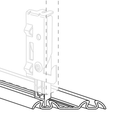 Image showing  Left and Right, Closet Door Bottom Guide (1 Pair), N 7047