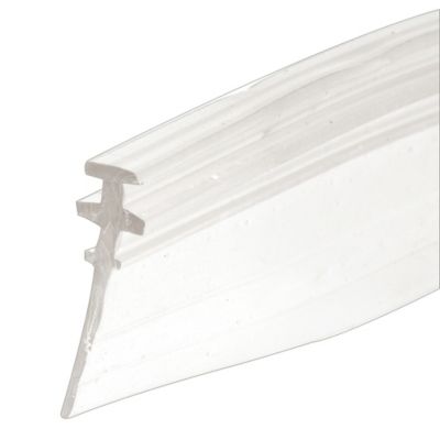 Prime-Line Vinyl Shower Door Bottom Sweep, 36 In. x 3/4 In. Double Tee Shaped Top, clear (Single Pack), M 6228