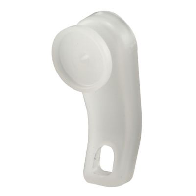 Prime-Line Drapery Track Carrier, 1/2 in. Outside Diameter Guide, Plastic, White, 100 pk., MP9016