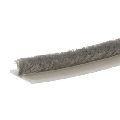 Prime-Line 3/16 in. Gray, Wool Pile, Weatherstrip (18 Foot), T 8658