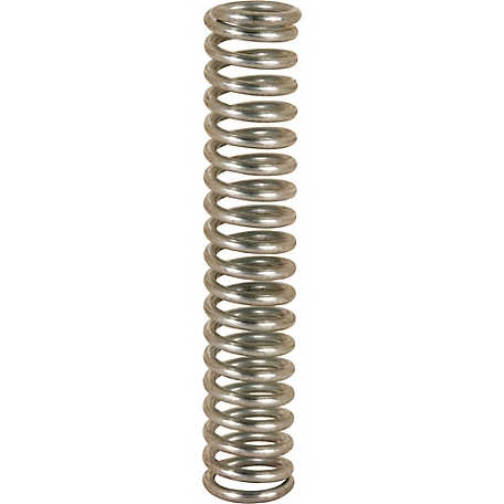 Prime-Line Compression Spring, Spring Steel Construction, Nickel-Plated Finish, 0.072 Ga x 1/2 in. x 2-3/4 in., 2 pk., SP 9710