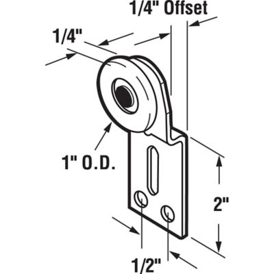Image showing  Closet Door Roller, N 6512