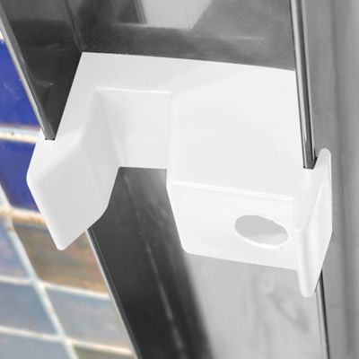 Image showing  Sliding Shower Door Bumper and Jamb Guide, 1-1/2 in. Width, Plastic, 2 Sets, M 6218