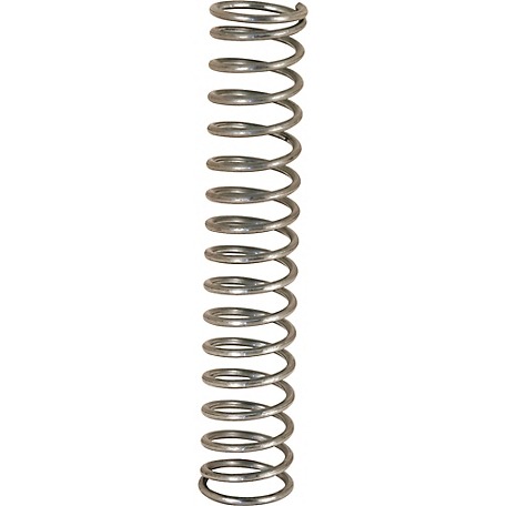Prime-Line Compression Spring, Spring Steel Construction, Nickel-Plated Finish, 0.051 Ga x 9/16 in. x 3 in., 2 pk., SP 9712