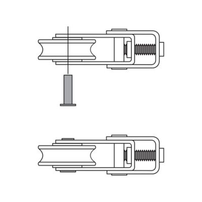 Image showing 6 th Prime-Line 1-1/2 in. Patio Door Roller Replacement Kit,, 2 pk., D 1799