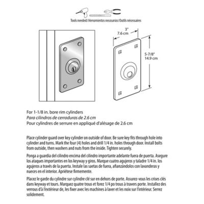 Image showing  Bright Brass, Steel Cylinder Guide, U 10378