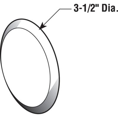 Image showing  Wall Protector, 3-1/4 in., Textured Surface, Rigid Vinyl, White, Self-Adhesive Backing, 5 pk., MP9243