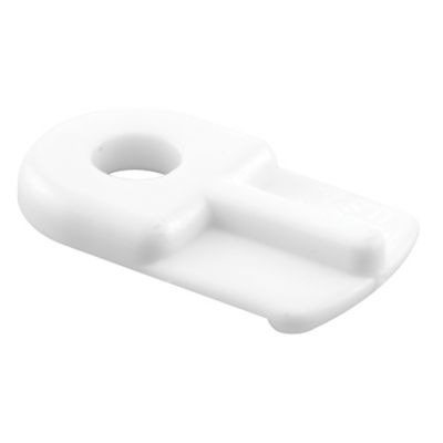 Prime-Line Flush Plastic Screen Clip, White, 25 pk., PL 14518